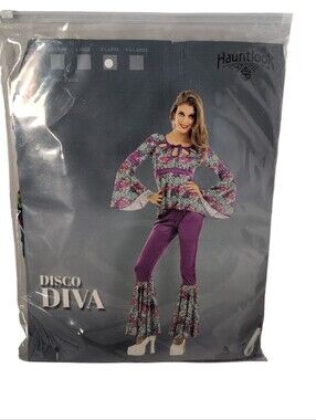 Hauntlook Disco Diva 70's Halloween Costume Size X-Large